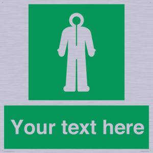 Custom sign safe condition Survival clothing